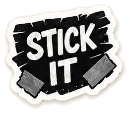 words stick it